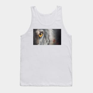 Hello Darkness My Old Friend - wolf eye closeup Tank Top